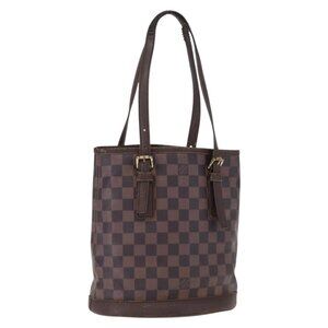 Authentic LOUIS VUITTON Damier Ebene Marais Shoulder Bag N42240 LV